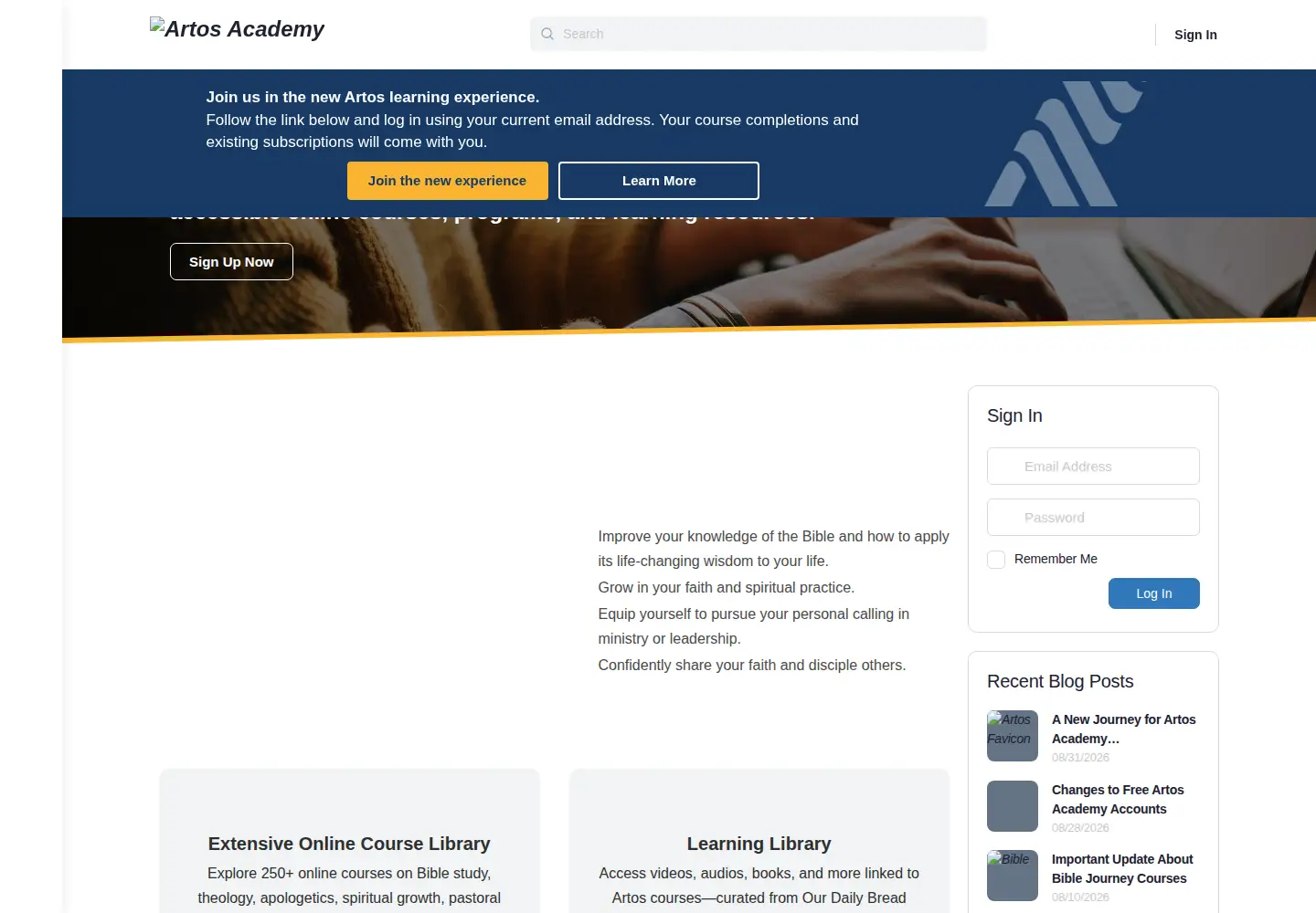 Screenshot of odbu.org