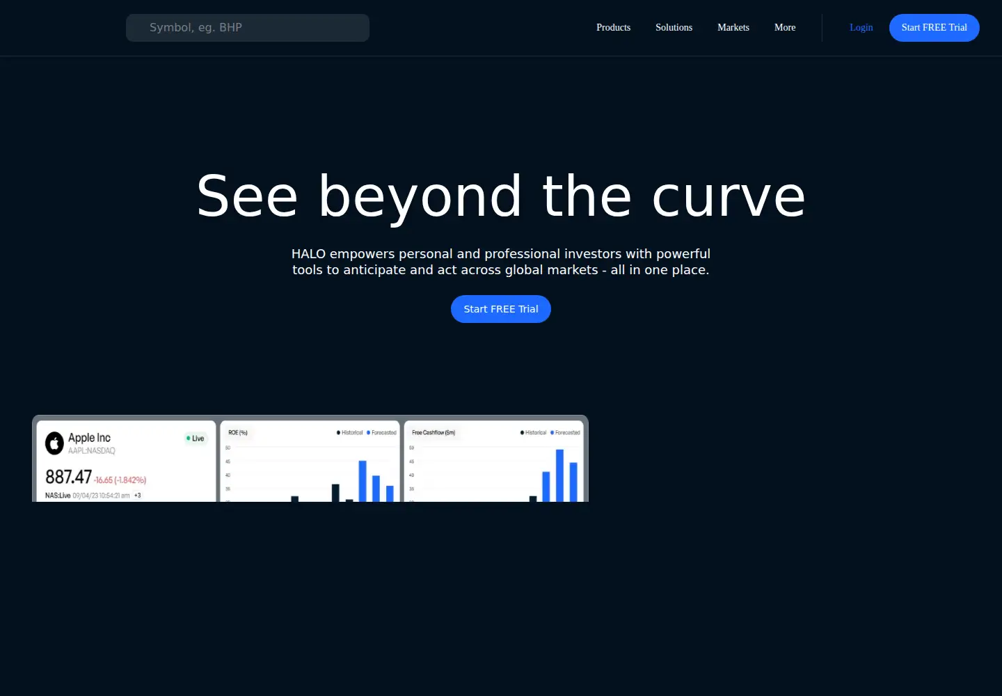 Screenshot of halo-technologies.com