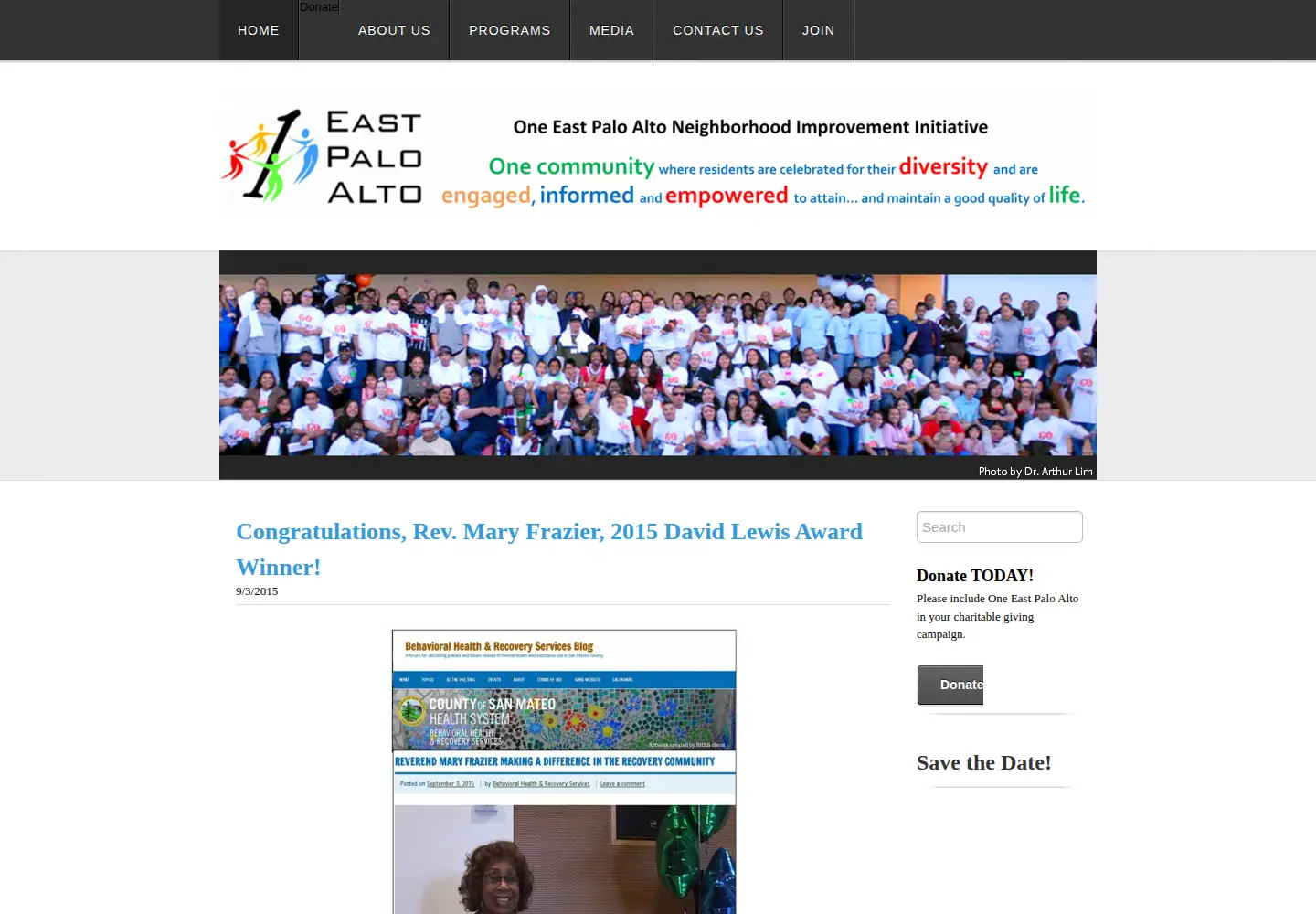 Screenshot of oneepa.org