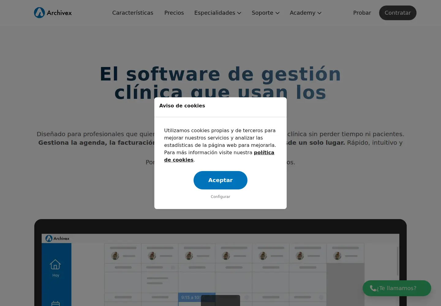 Screenshot of archivexclinical.com