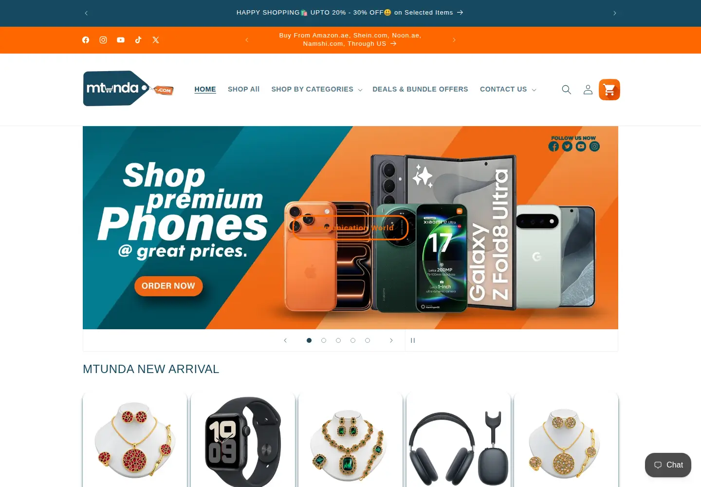 Screenshot of mtunda.ug