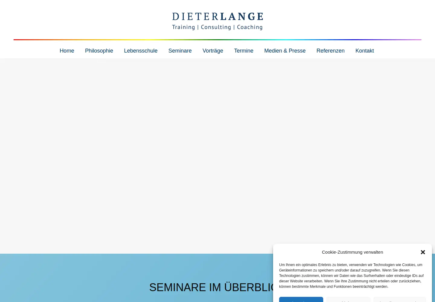 Screenshot of dieter-lange.com
