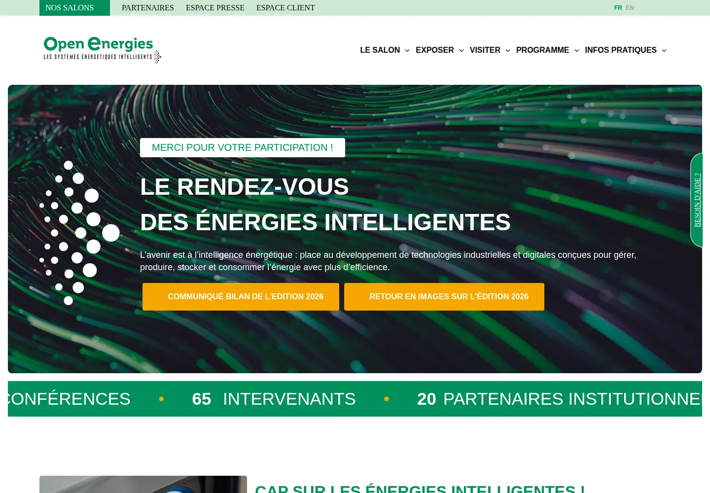 Captured homepage of open-energies.com in the current scan