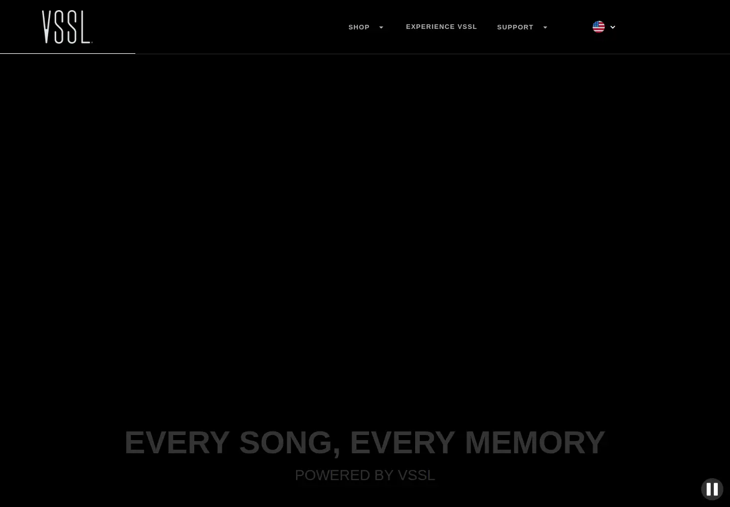 Captured homepage of vssl.com in the current scan