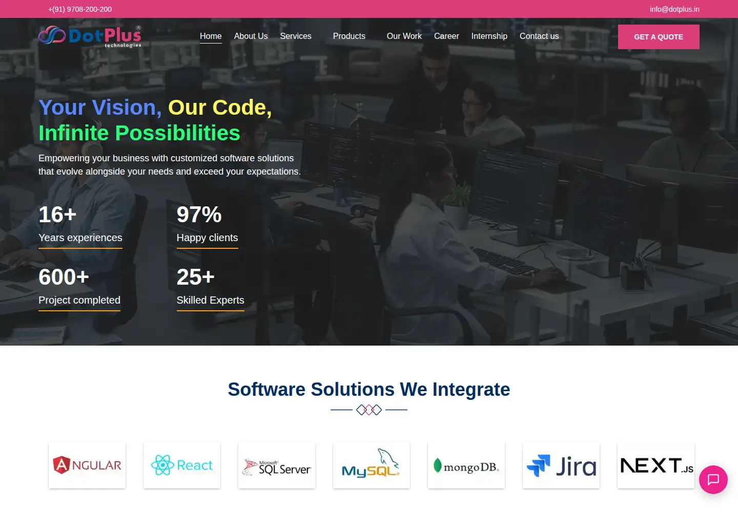 Screenshot of dotplus.in