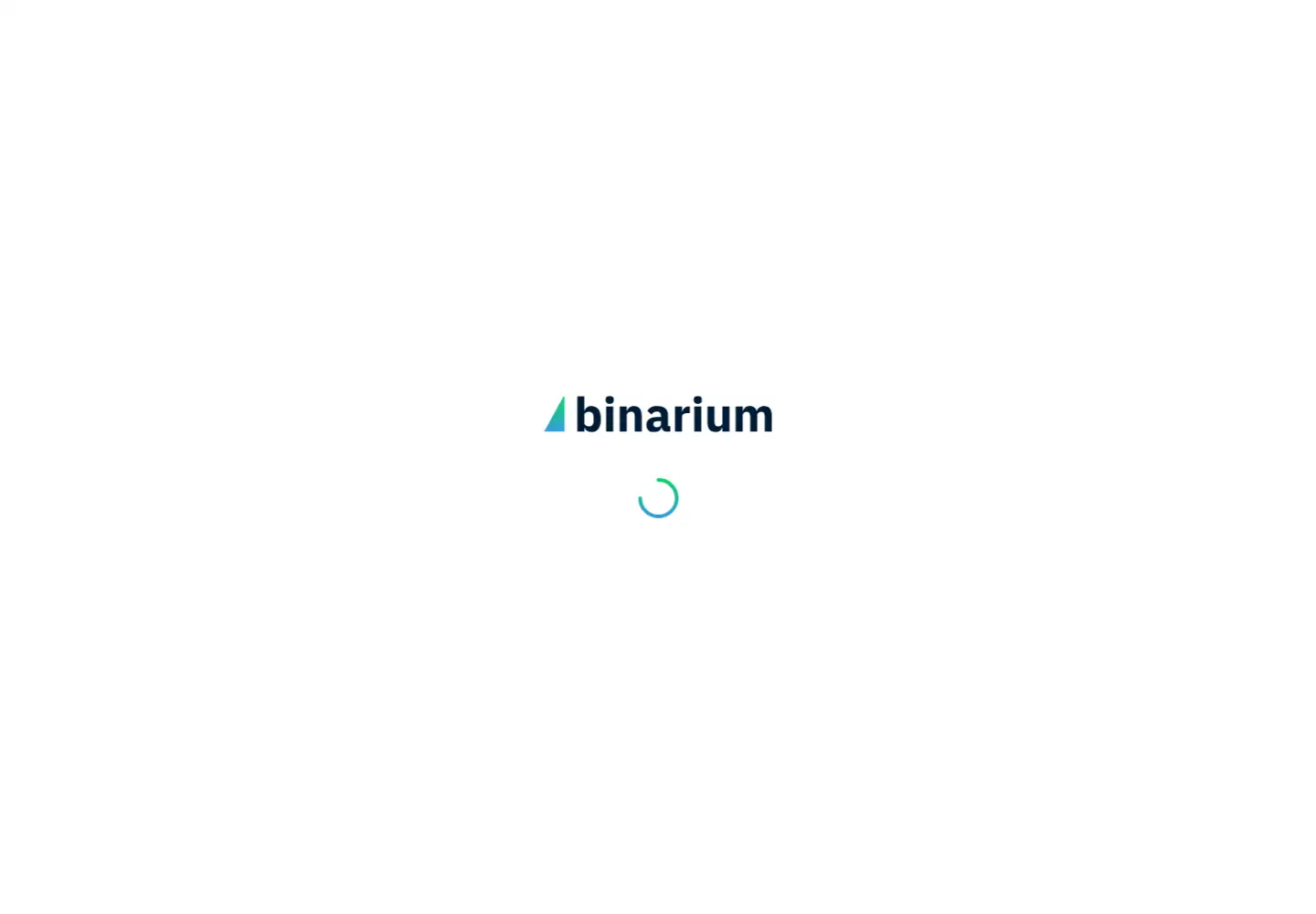 Captured homepage of binarium.com in the current scan