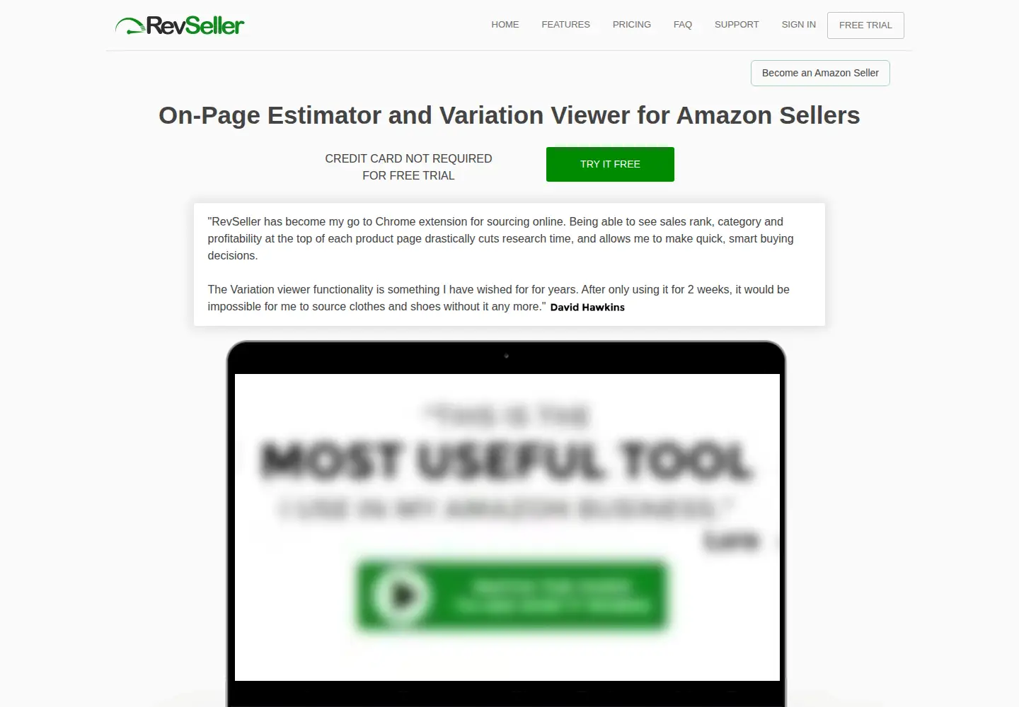 Screenshot of revseller.com