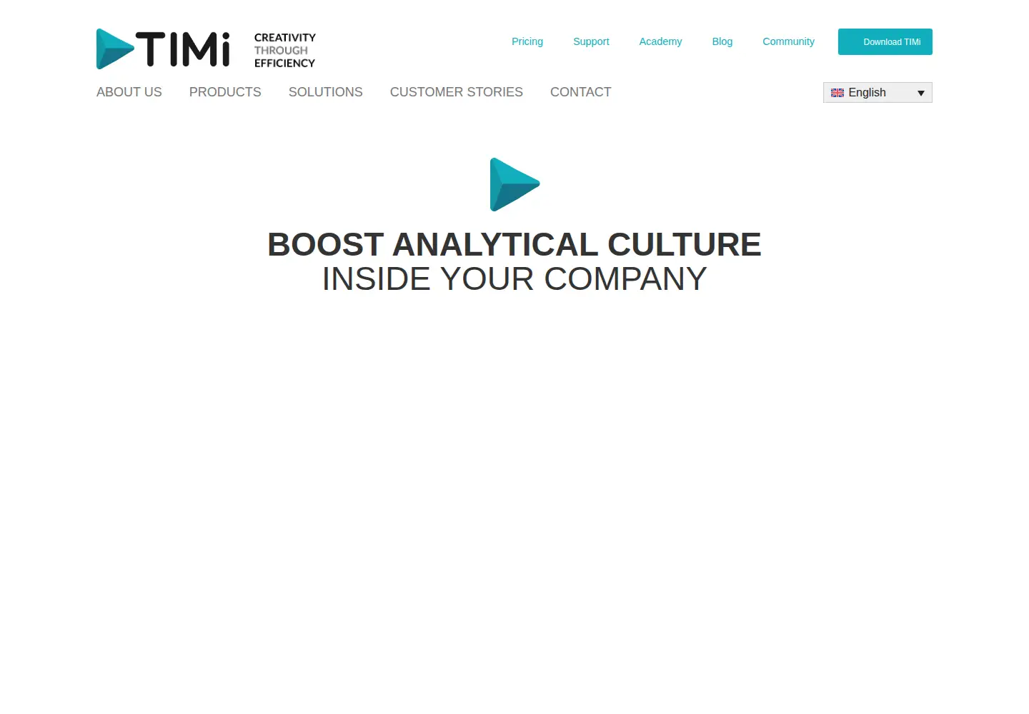 Captured homepage of timi.eu in the current scan