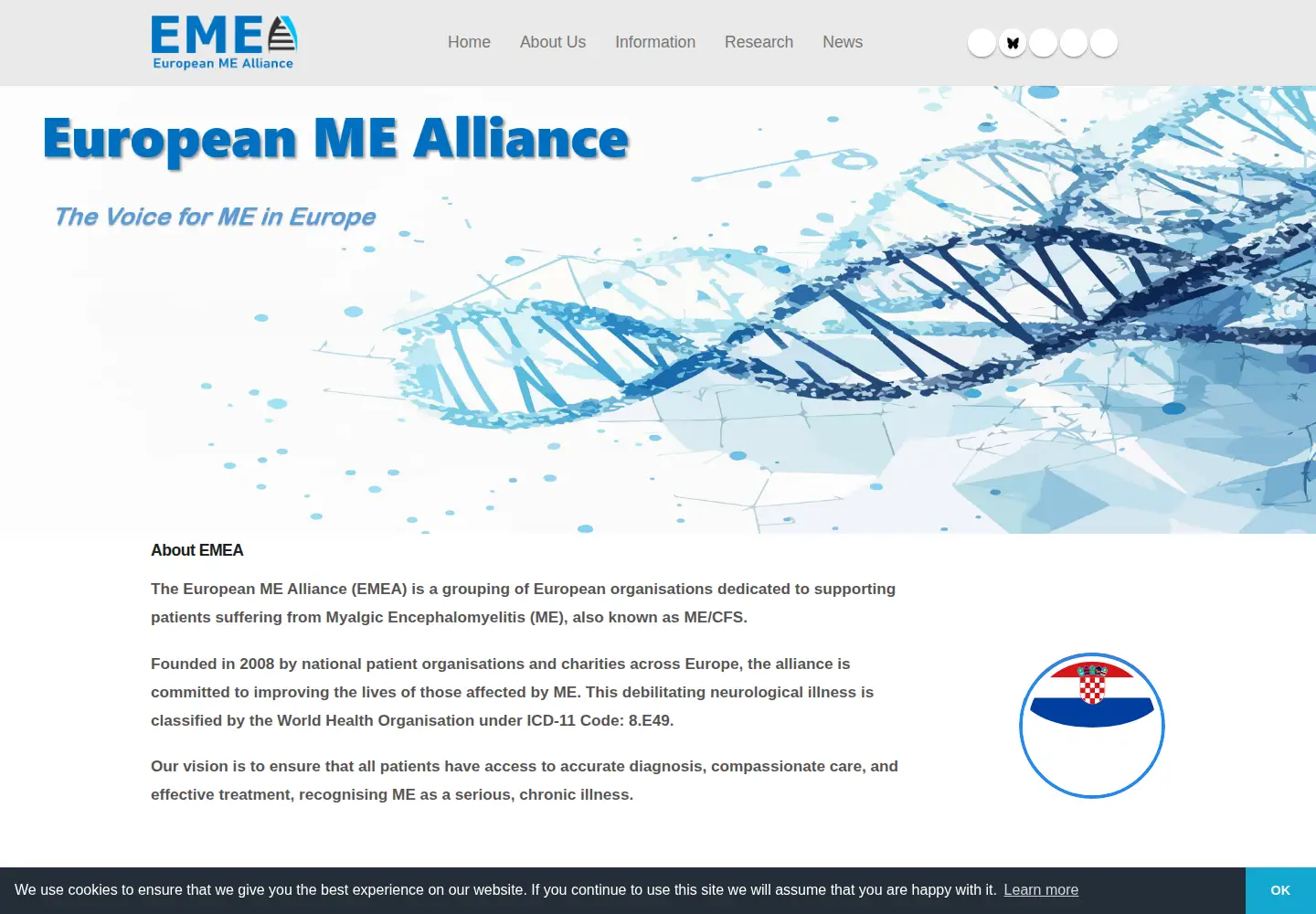 Captured homepage of europeanmealliance.org in the current scan