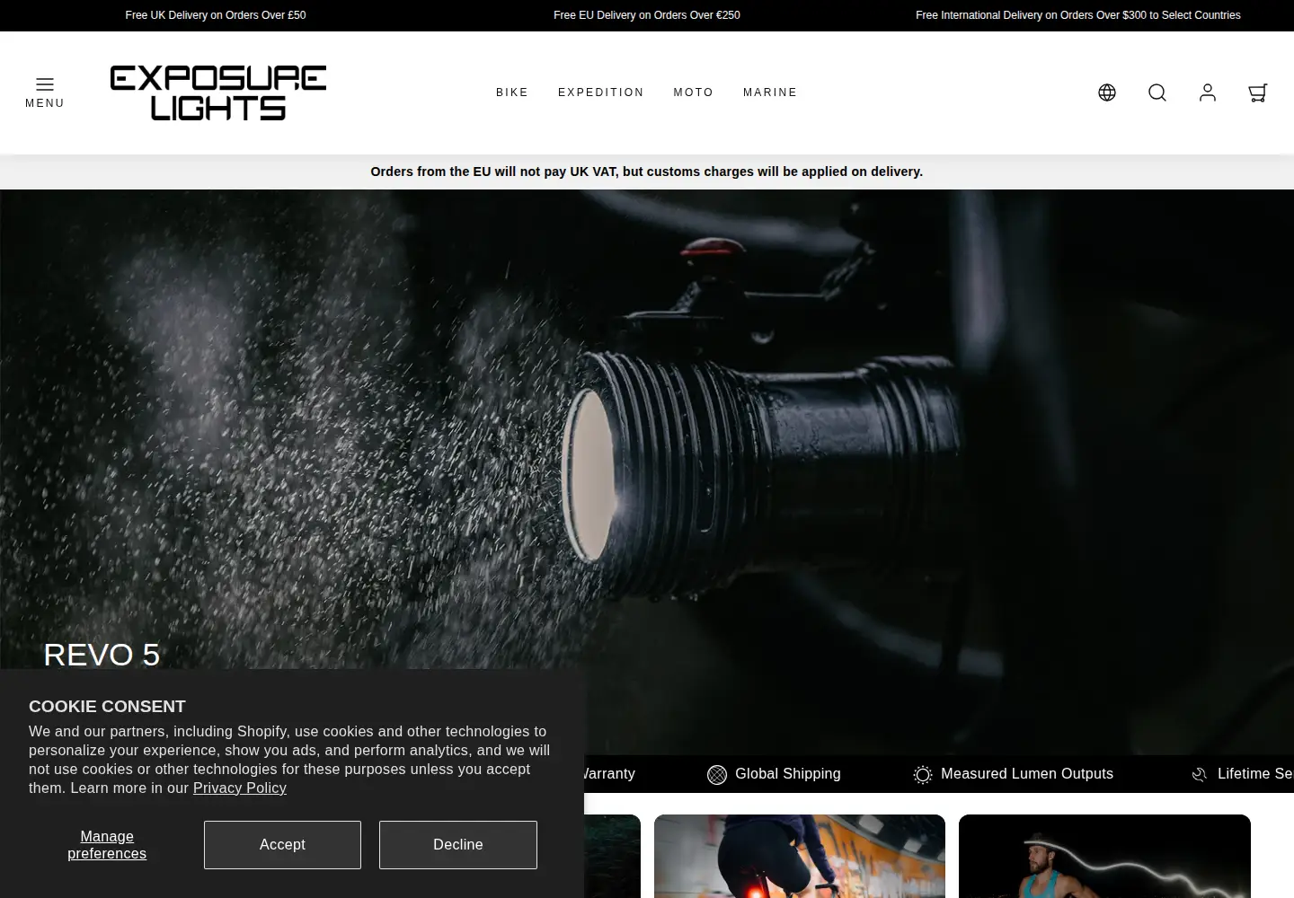 Captured homepage of exposure-use.com in the current scan