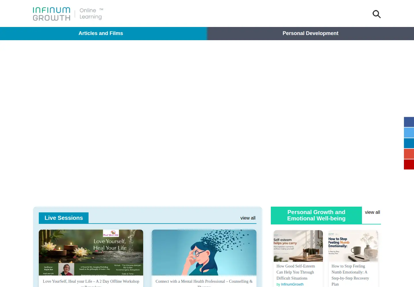 Screenshot of infinumgrowth.com