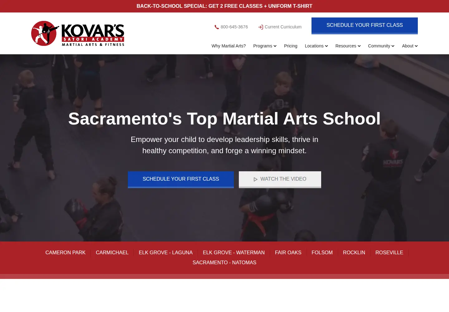 Screenshot of kovars.com
