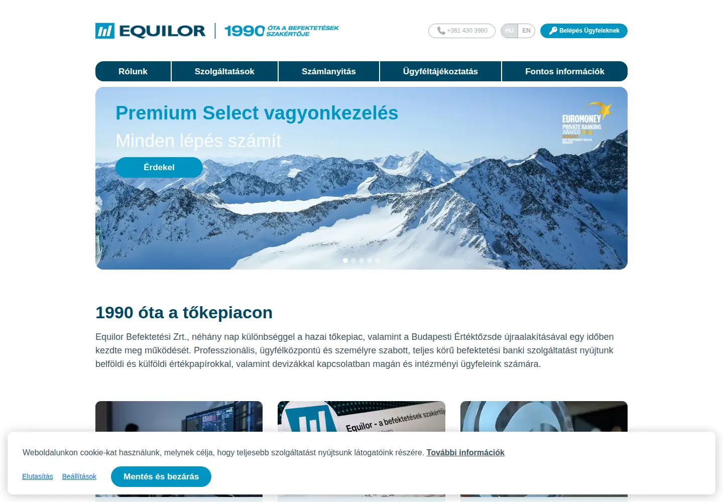 Screenshot of equilor.hu