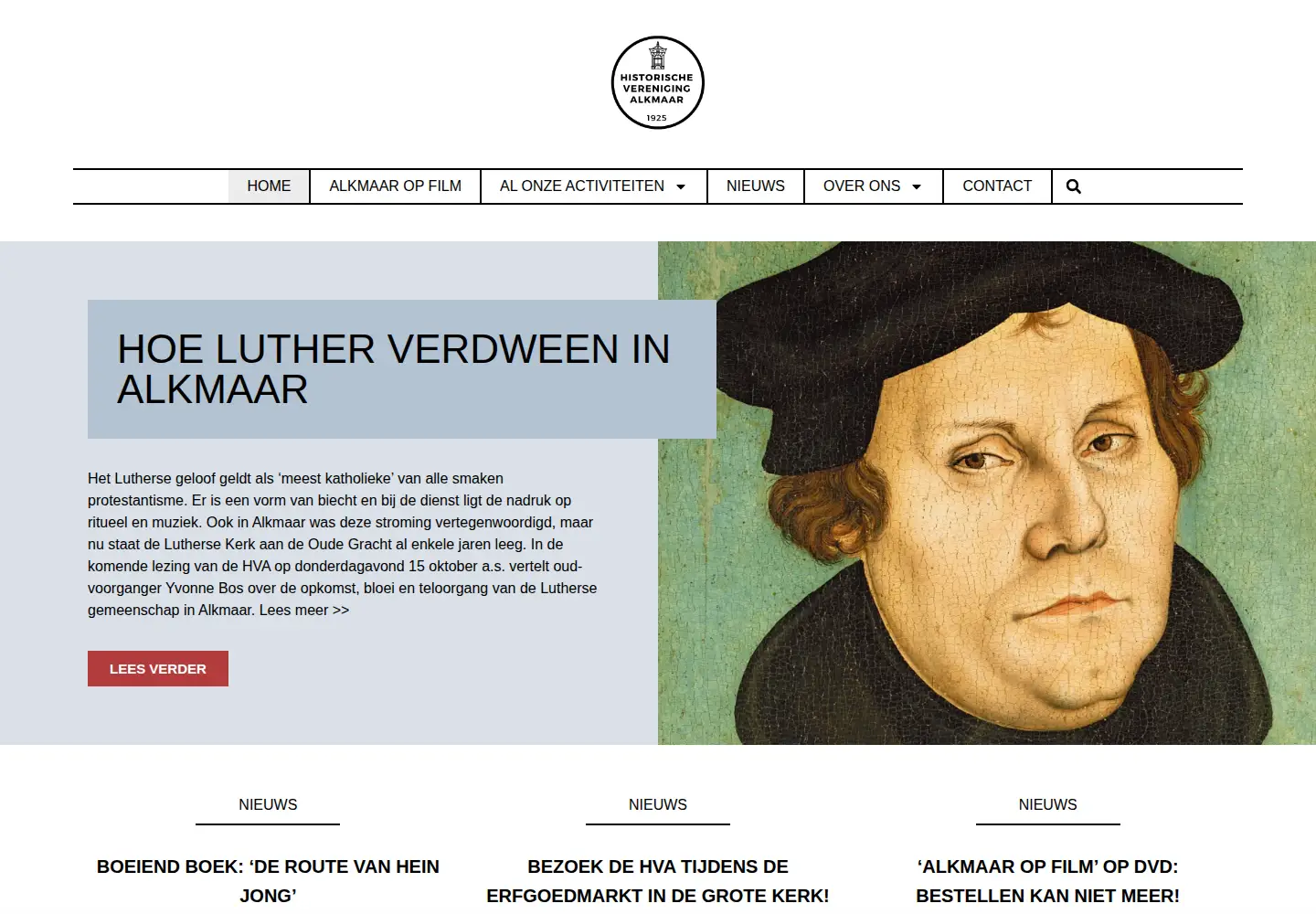 Screenshot of hvalkmaar.nl