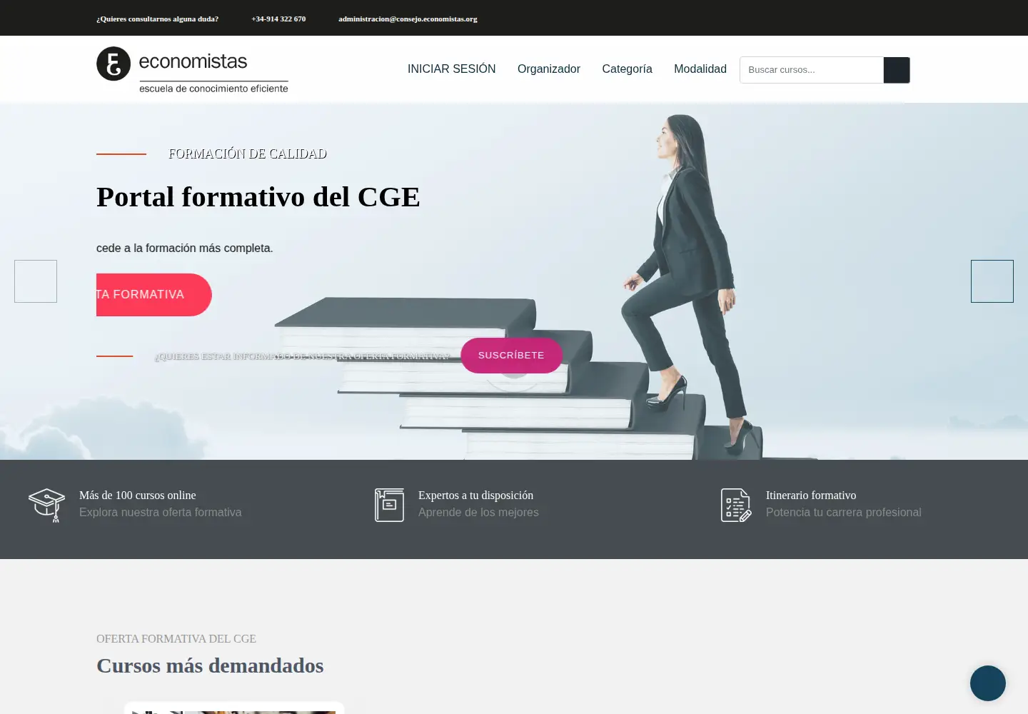 Screenshot of e-conocimiento.org