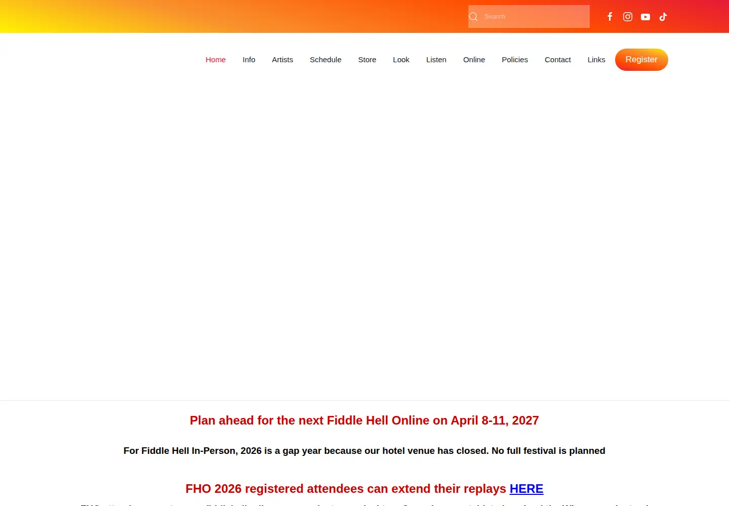 Screenshot of fiddlehell.org