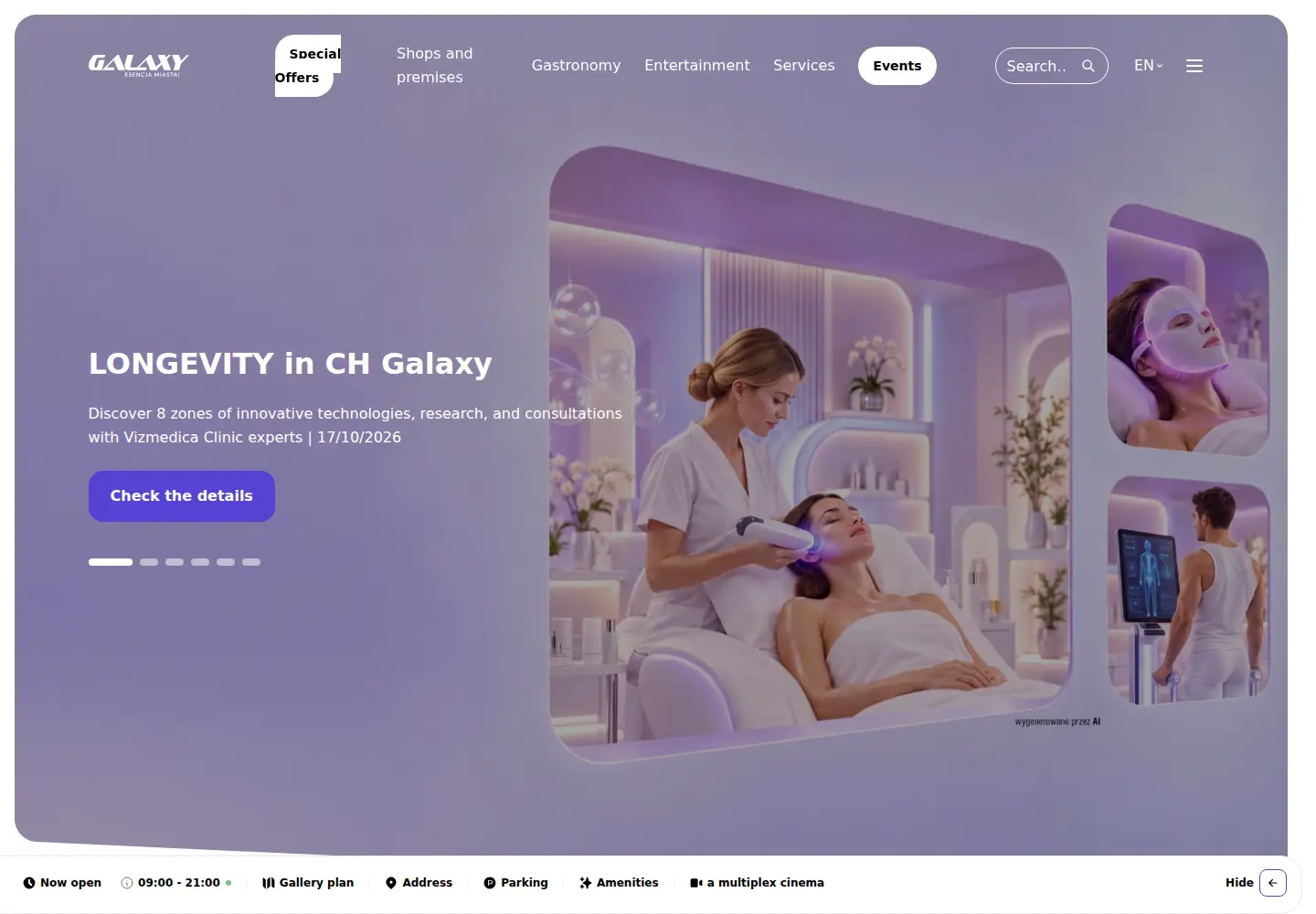 Screenshot of galaxy-centrum.pl