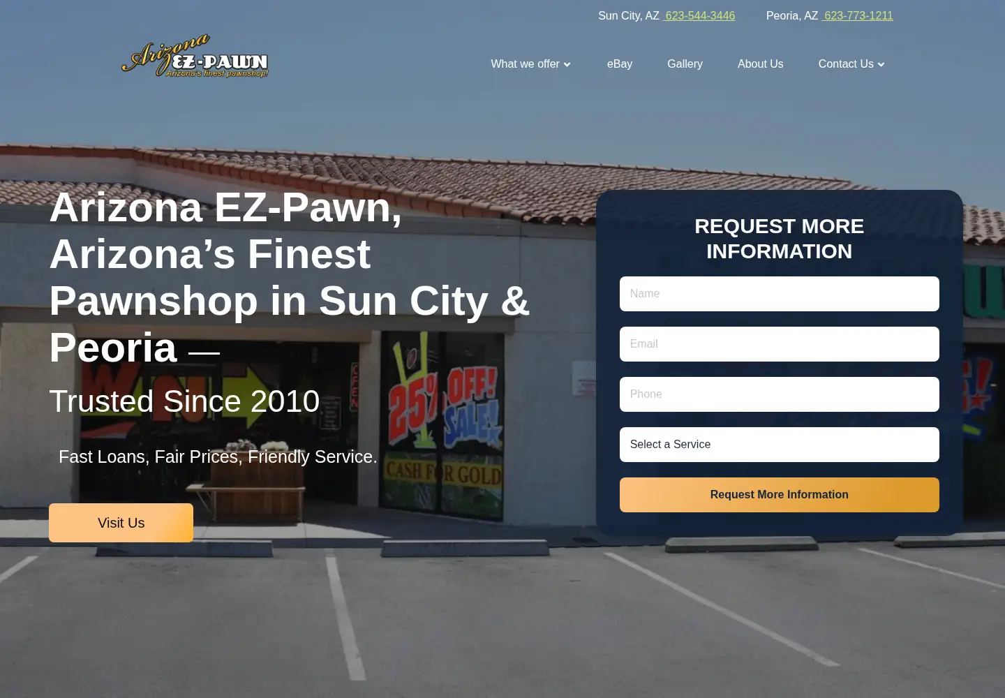 Screenshot of azezpawn.com