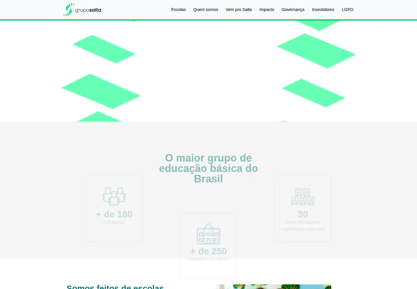 Screenshot of gruposaltaedu.com