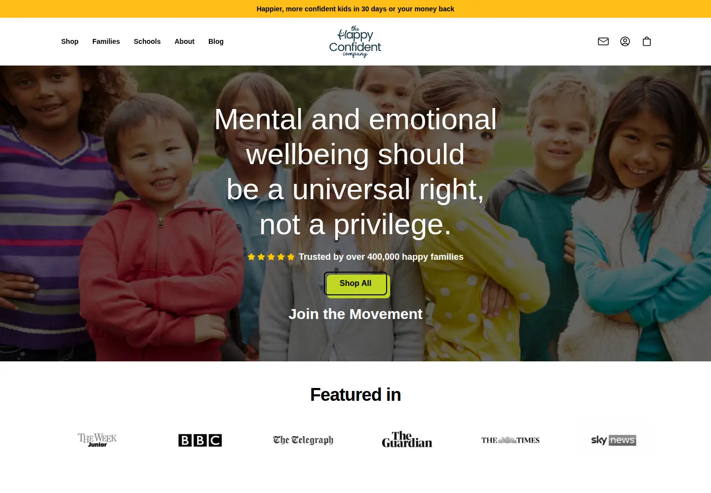 Screenshot of happyconfident.com