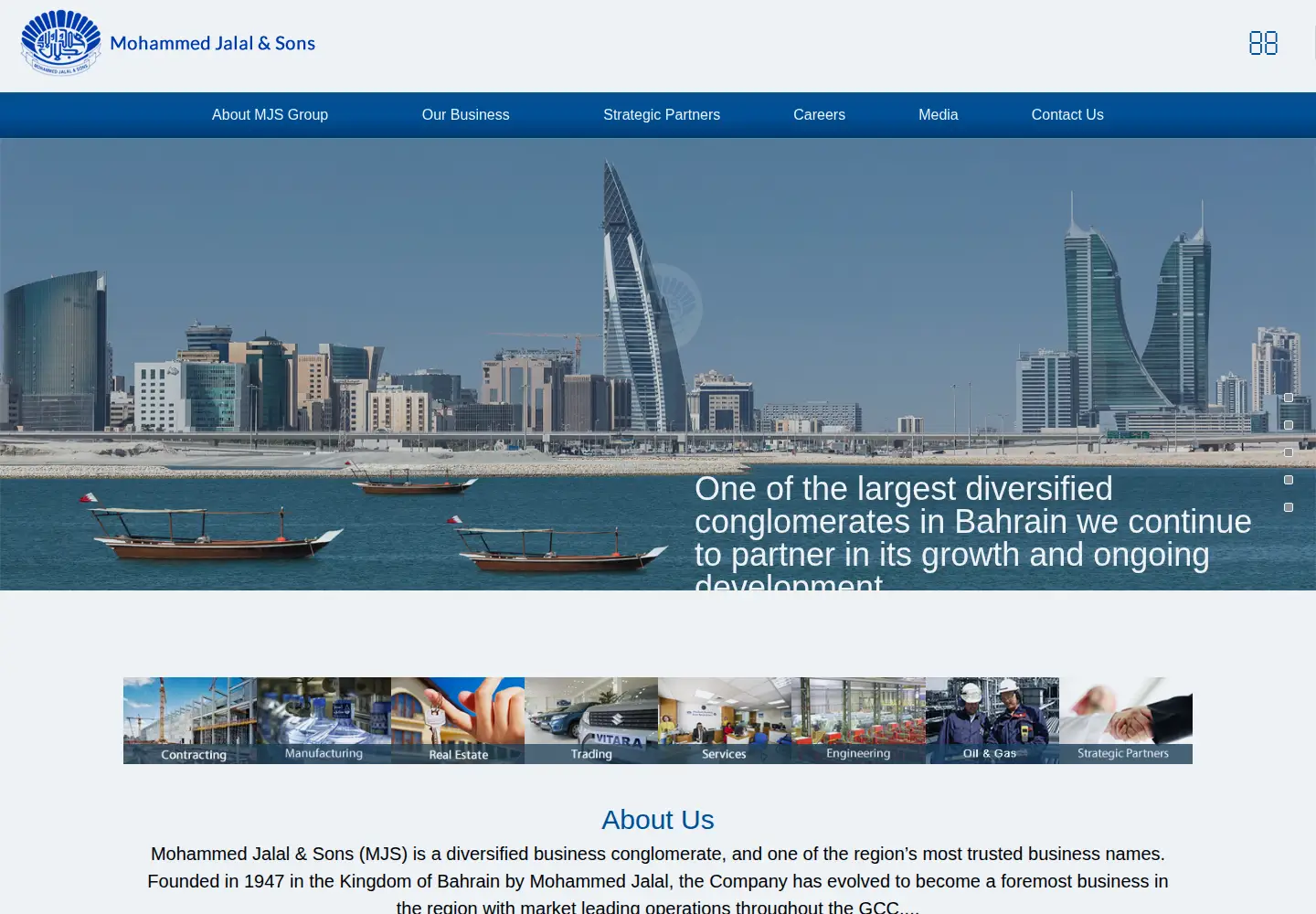Screenshot of jalal.com