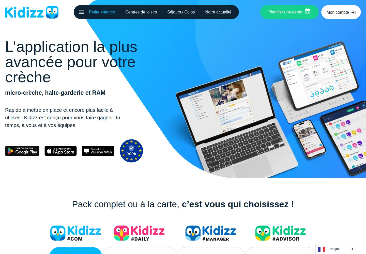 Screenshot of kidizz.com