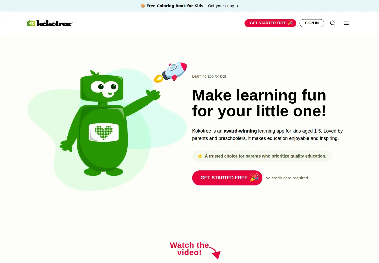 Screenshot of kokotree.com
