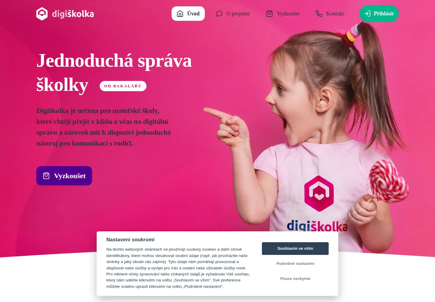 Screenshot of digiskolka.cz