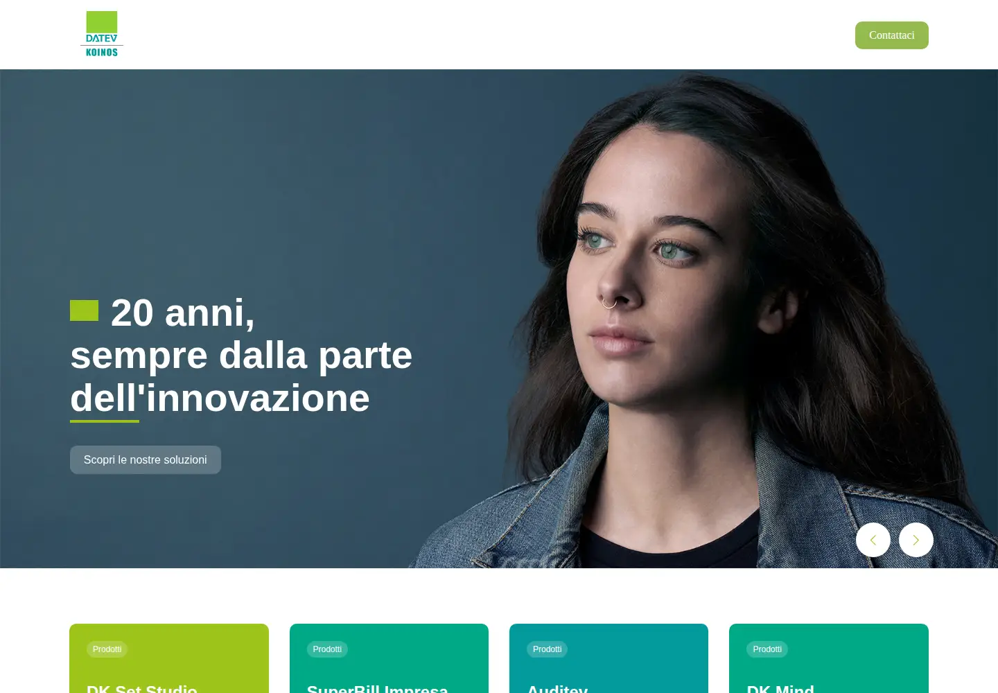 Screenshot of datevkoinos.it