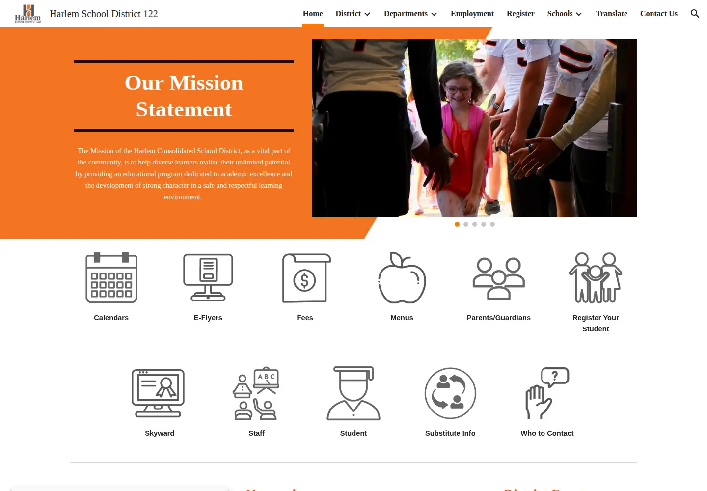 Screenshot of harlem122.org