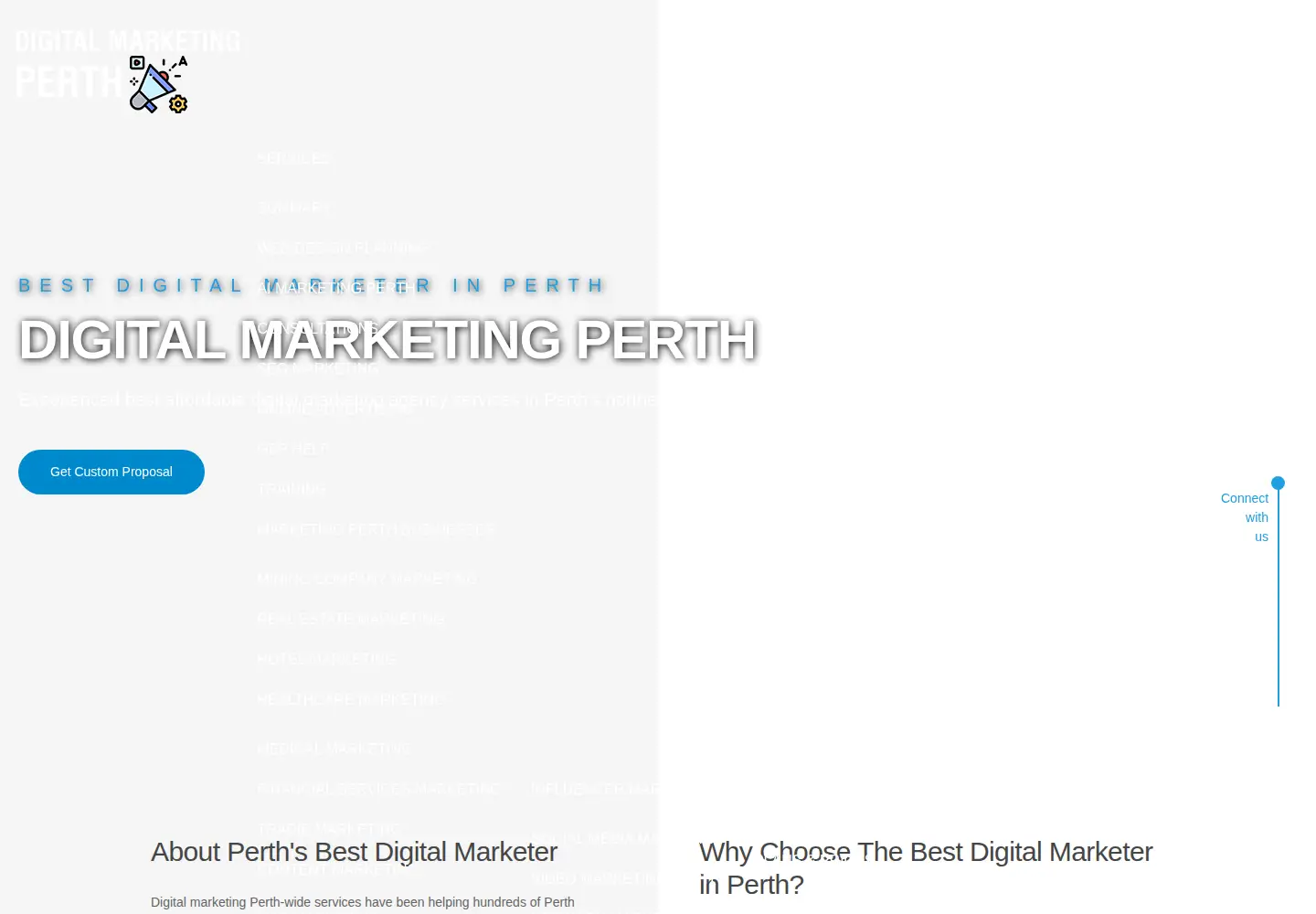Screenshot of digitalmarketingperth.com
