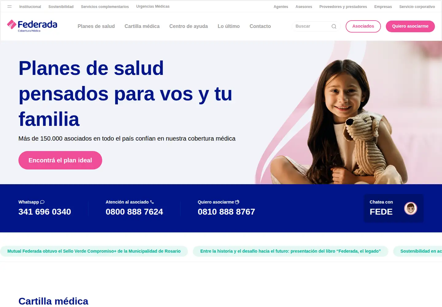 Screenshot of federada.com