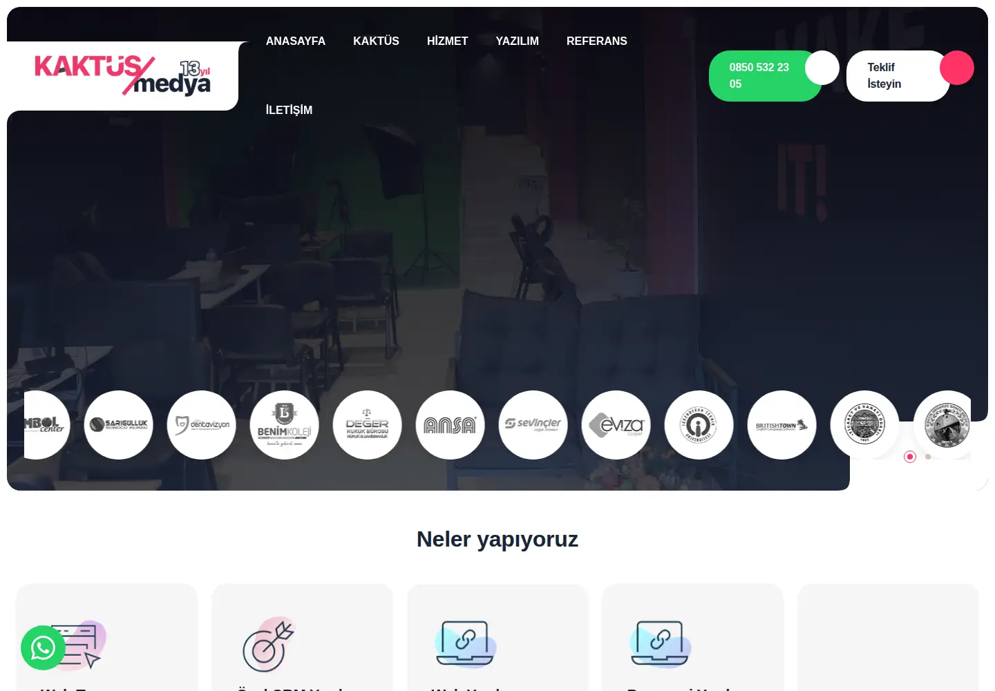 Screenshot of kaktusmedya.com