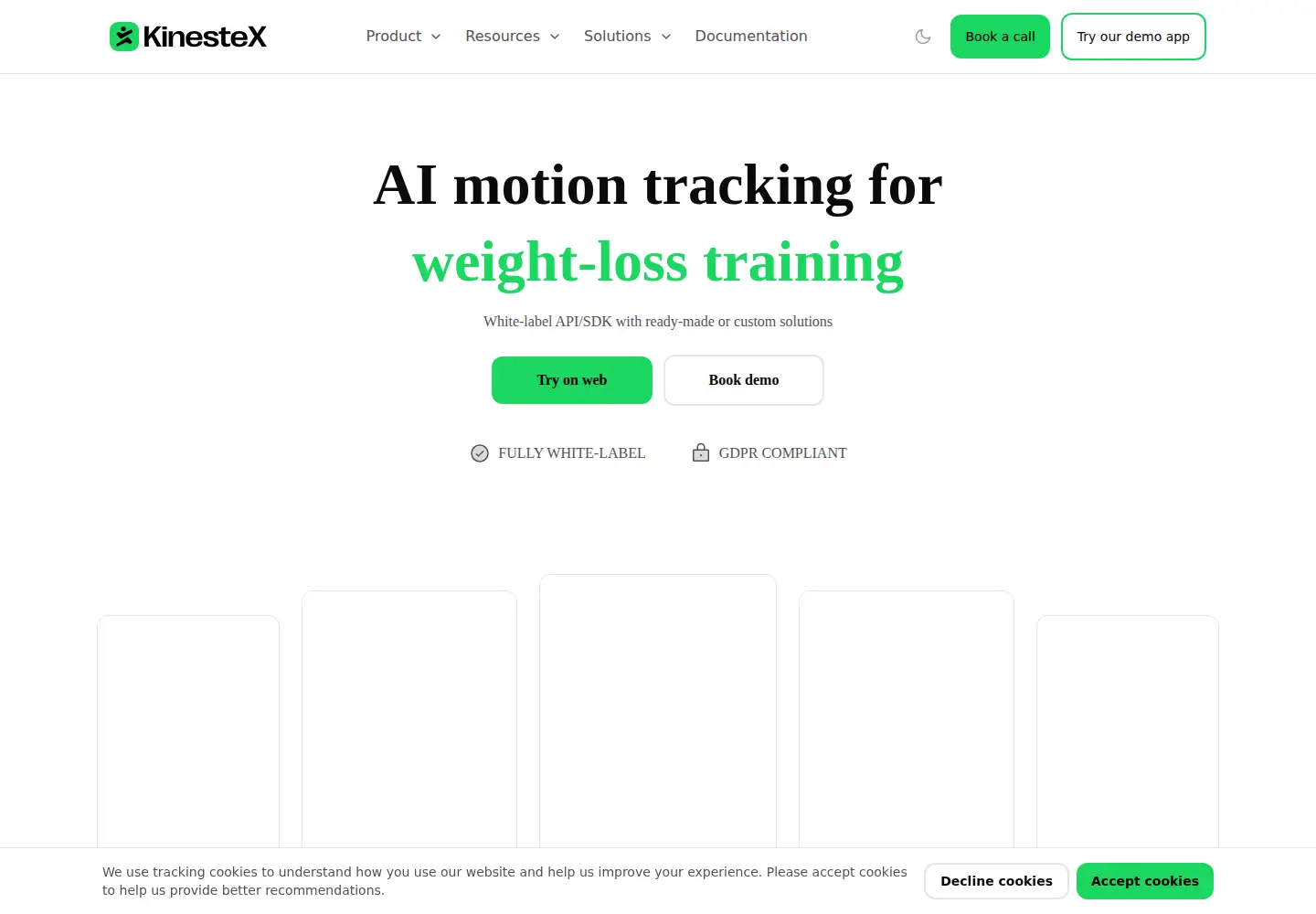 Screenshot of kinestex.com
