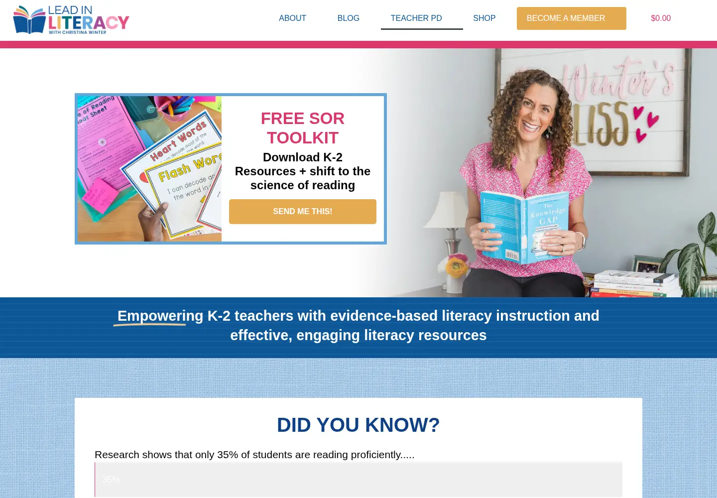 Screenshot of mrswintersbliss.com