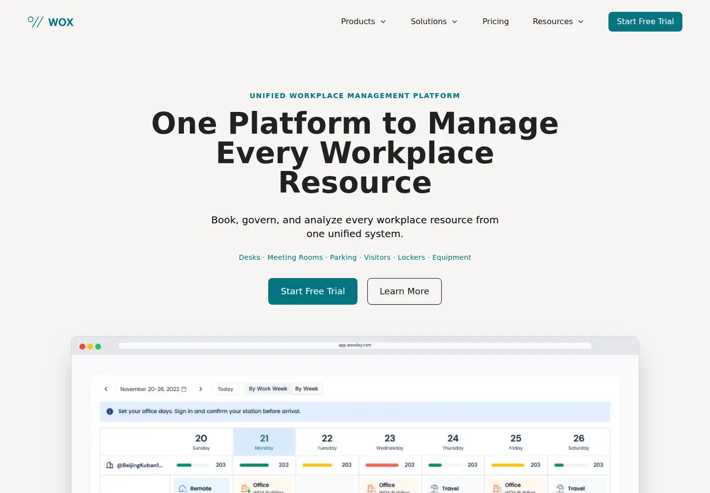 Screenshot of woxday.com