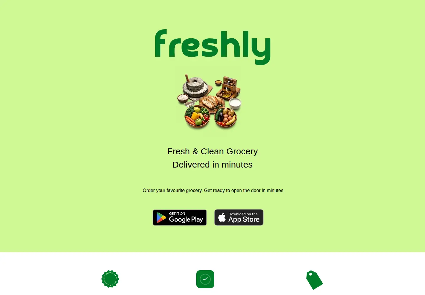 Screenshot of freshly.live