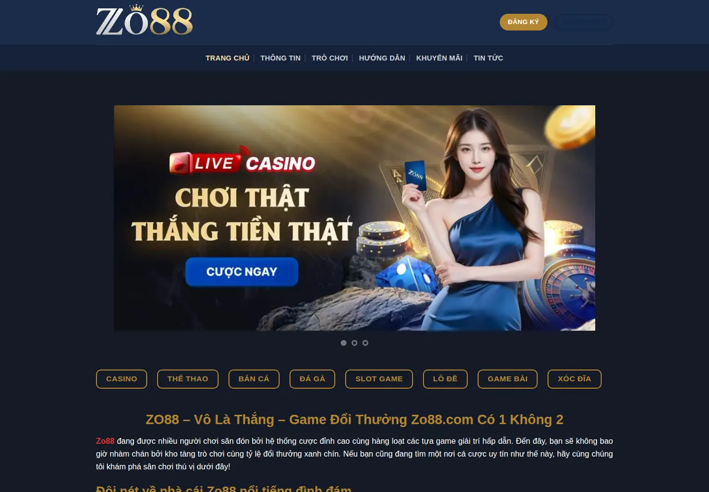 Captured homepage of zo88.blog in the current scan