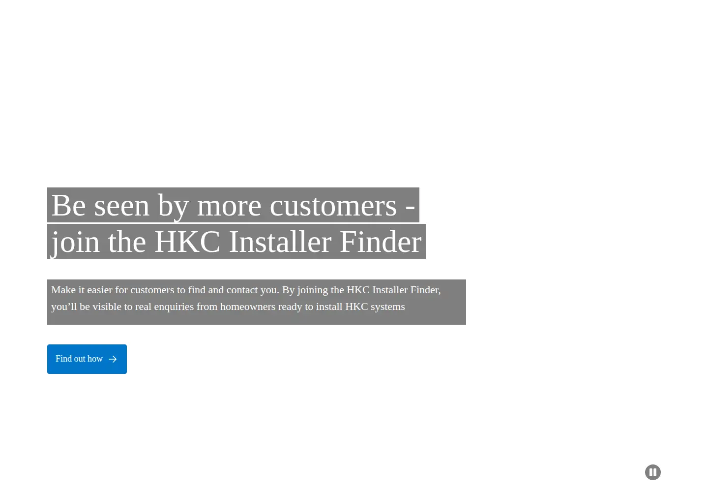 Captured homepage of hkcsecurity.com in the current scan