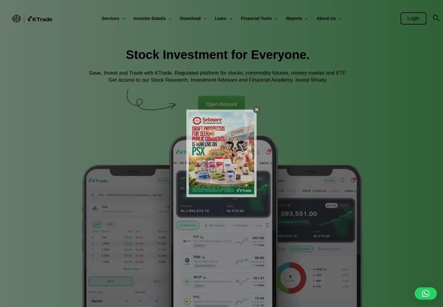 Screenshot of kasb.com