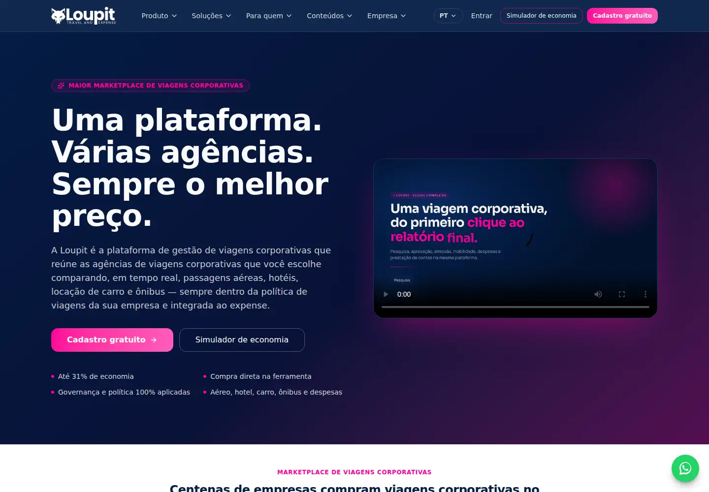 Screenshot of loupit.com