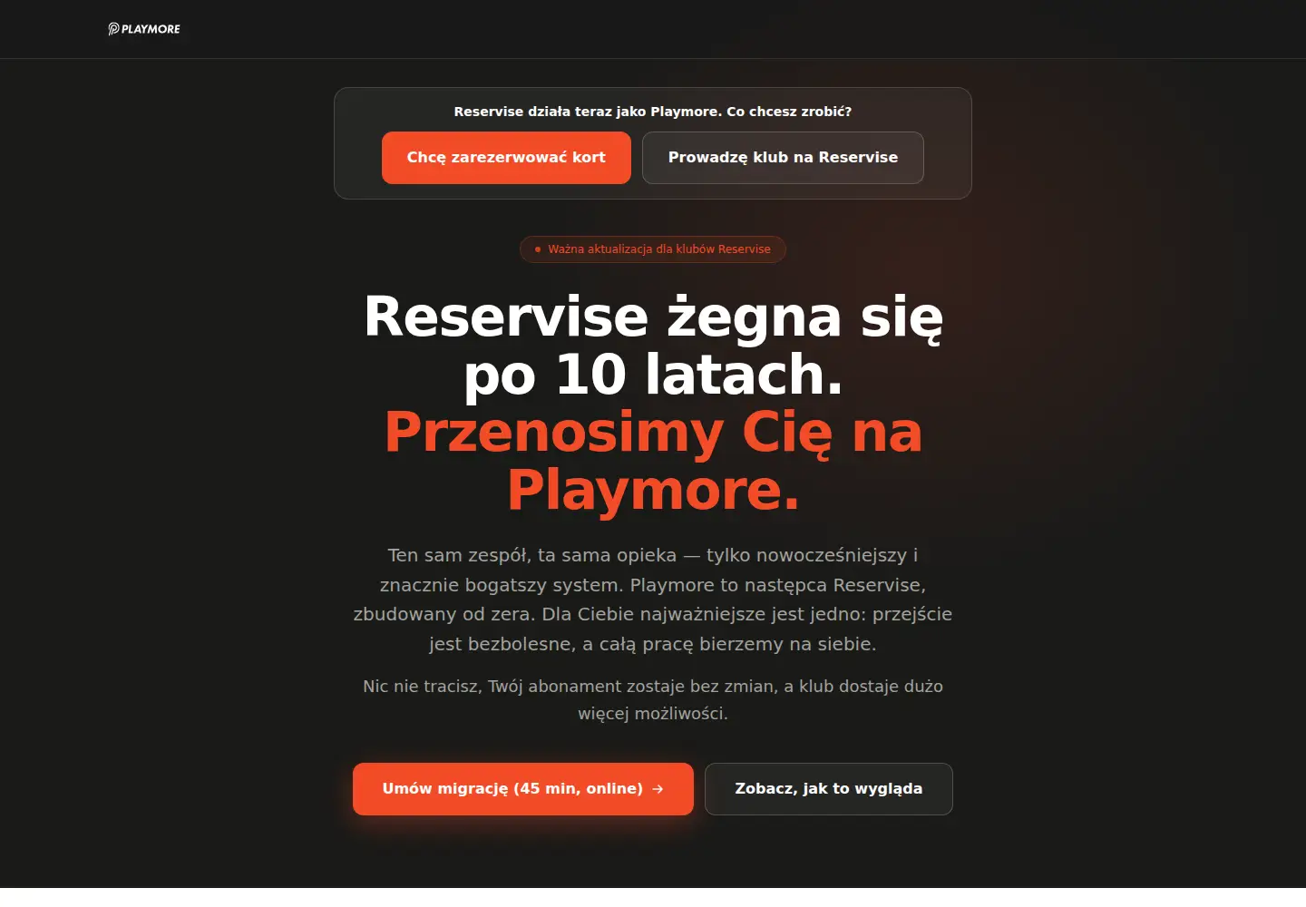 Screenshot of reservise.com