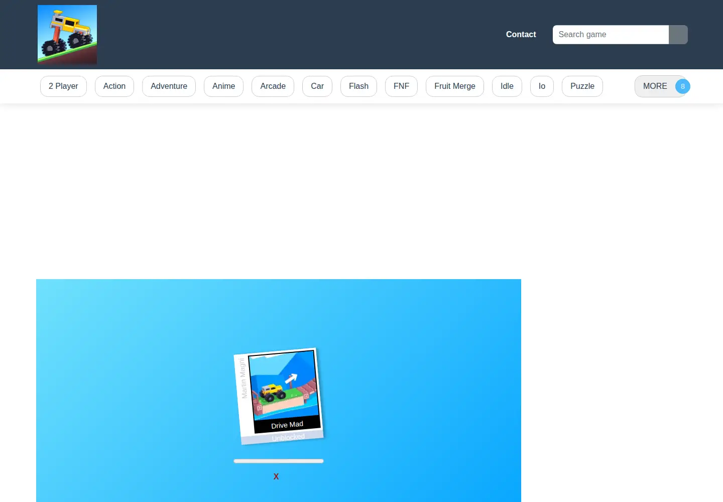 Screenshot of drivemad.net
