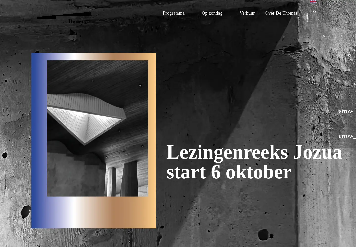 Screenshot of dethomas.nl