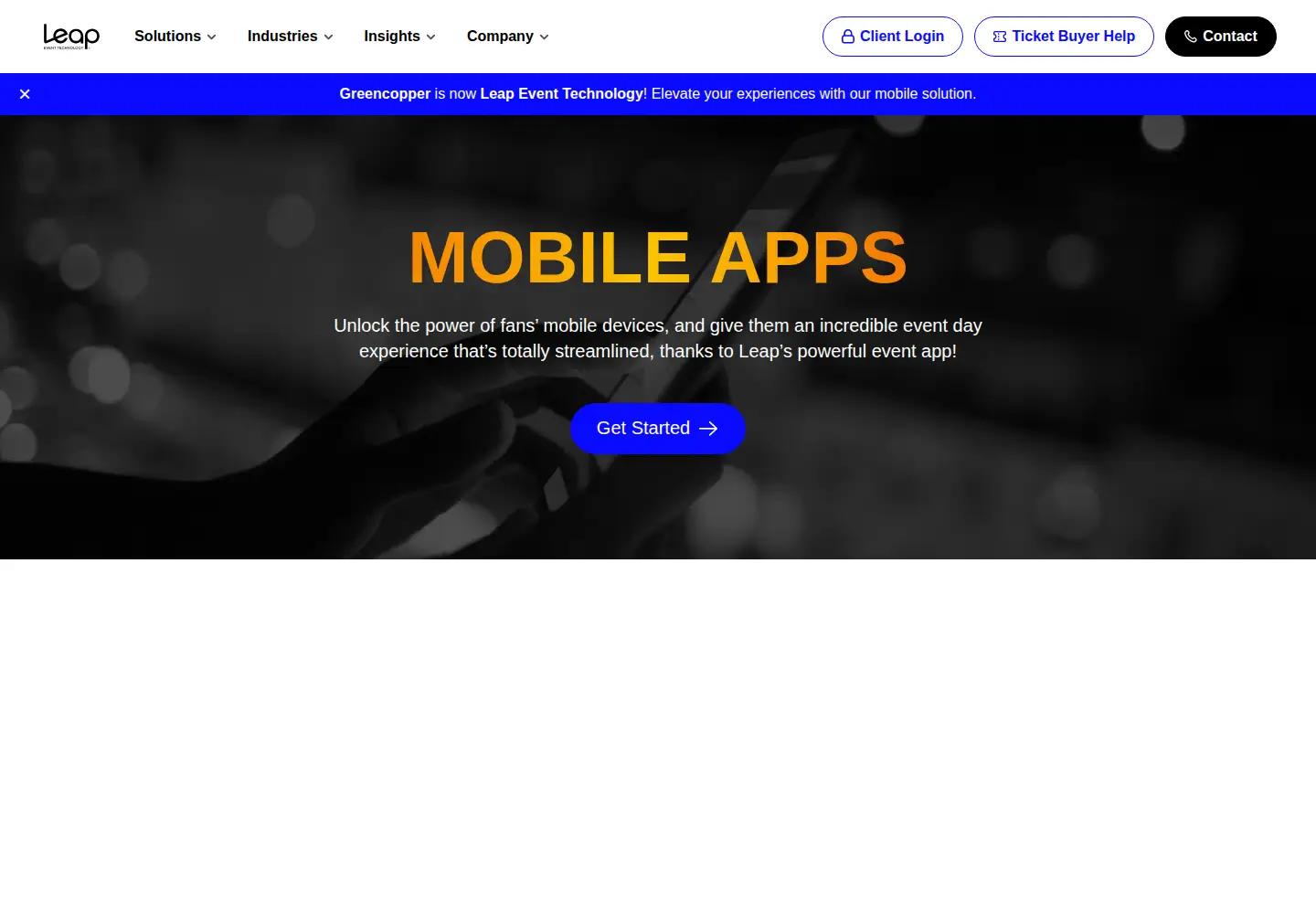 Captured homepage of greencopper.com in the current scan