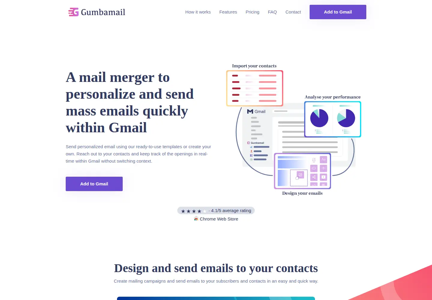 Captured homepage of gumbamail.com in the current scan