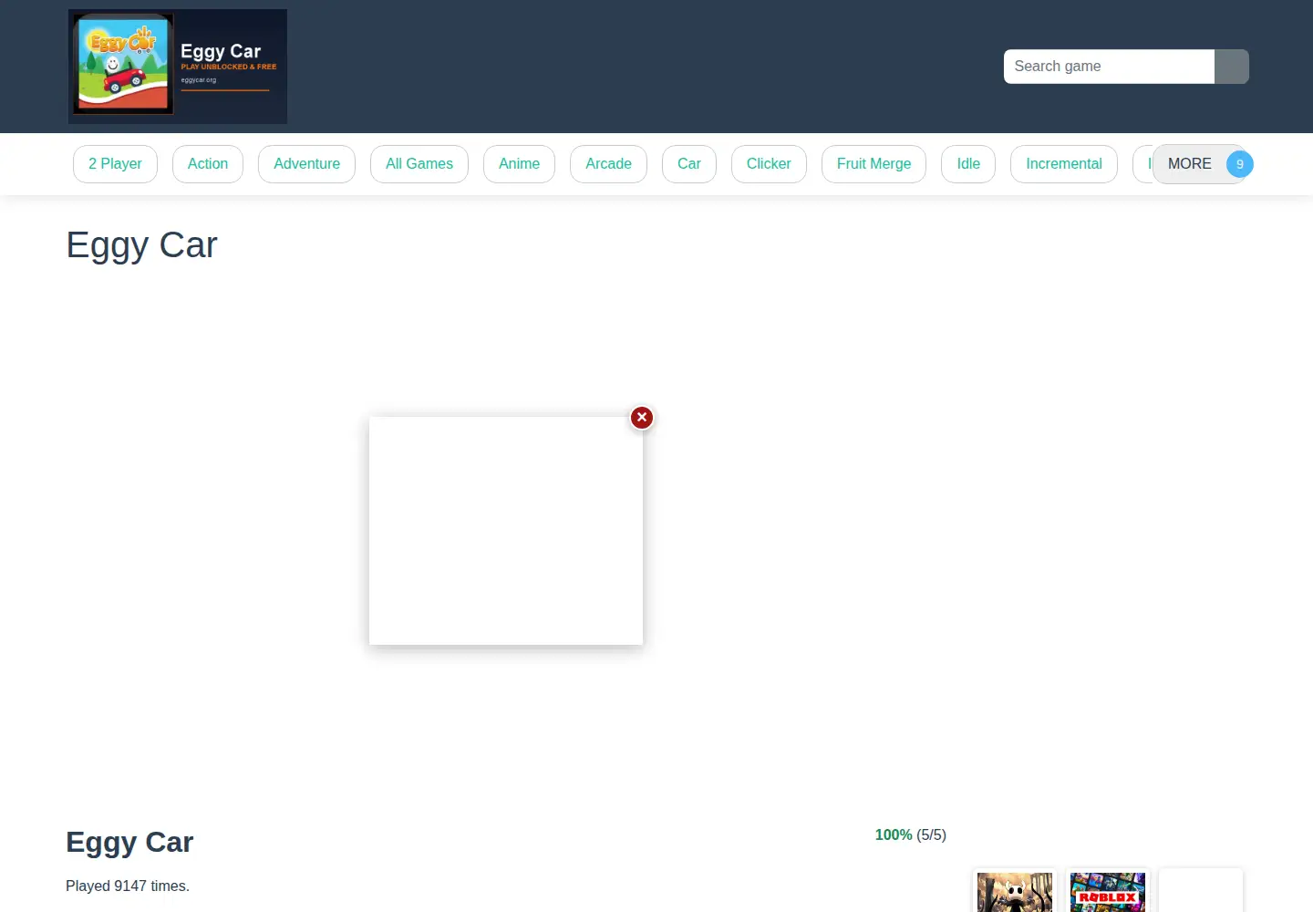 Captured homepage of eggycar.org in the current scan