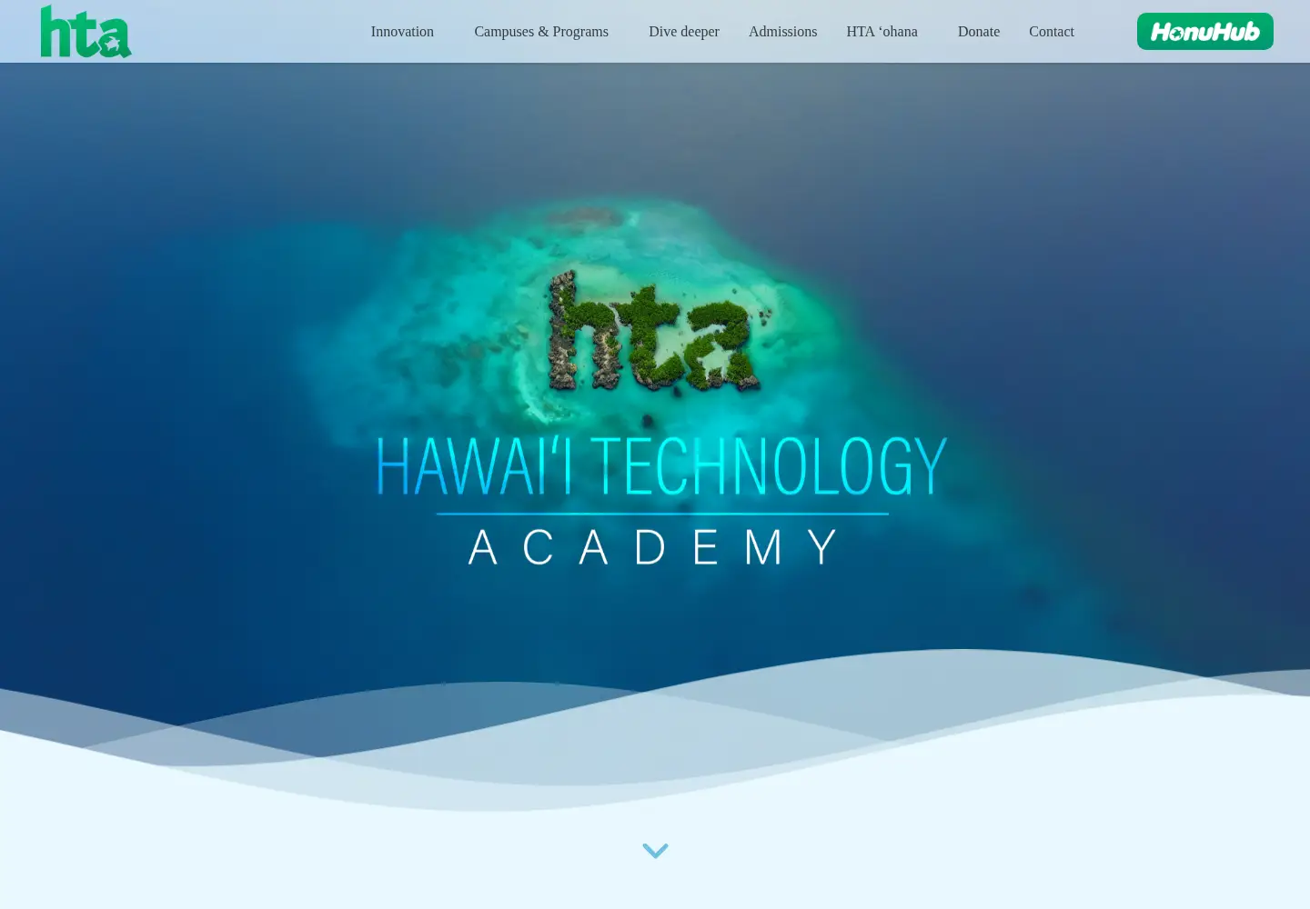 Captured homepage of myhta.org in the current scan