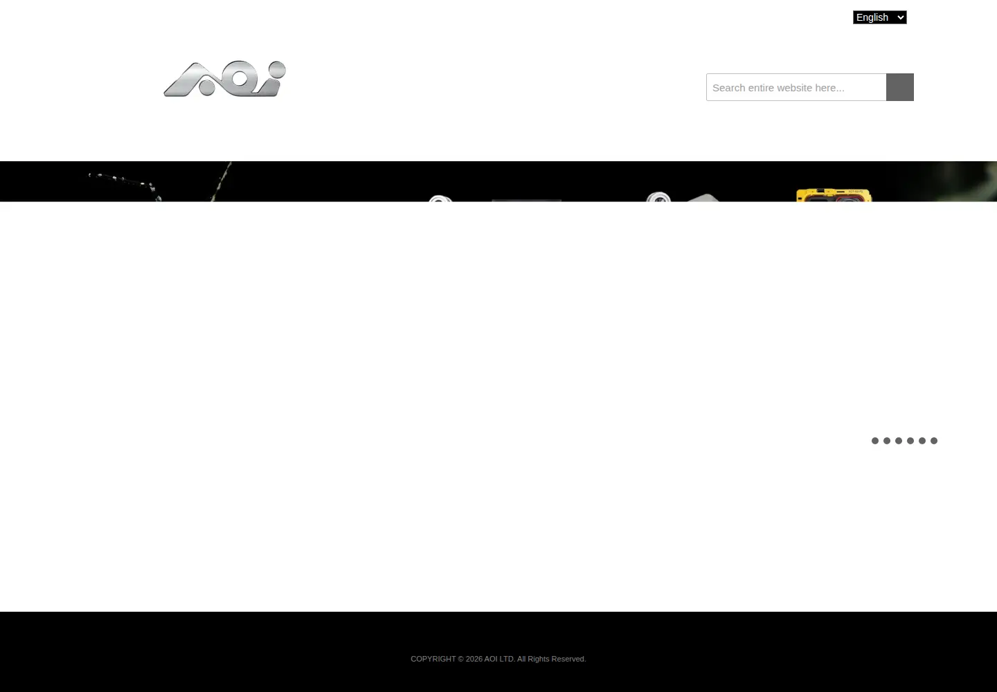 Captured homepage of aoi-uw.com in the current scan