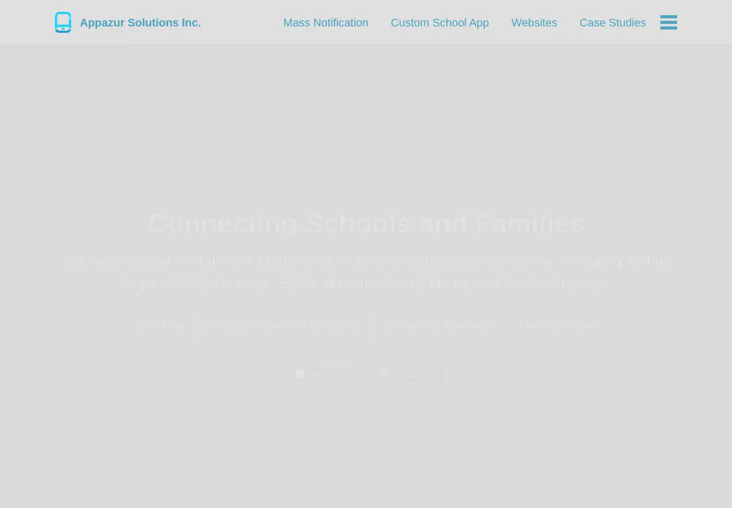 Screenshot of appazur.com